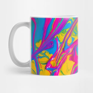 Colorful Abstract Oil Painting Mug